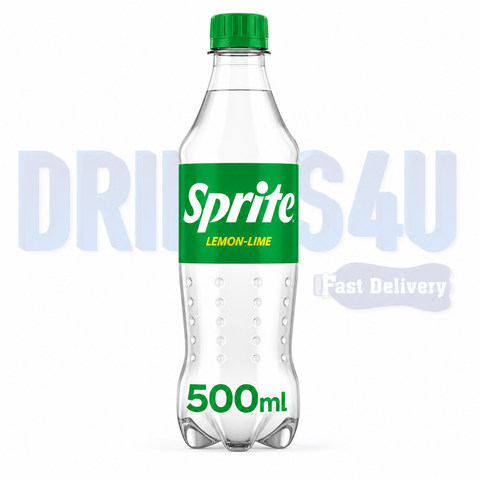 Sprite Lemon-Lime Soft Drink 500ml Bottles (Pack of 12)