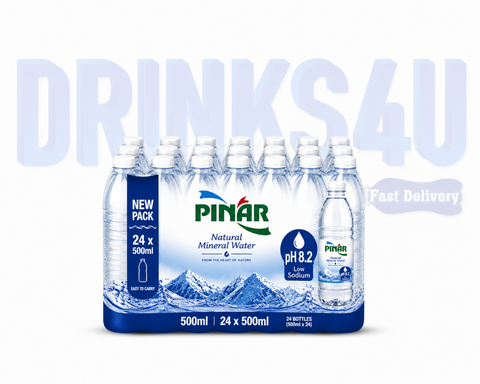 Pinar Natural Mineral Water Bottles 500ml – Pack of 24