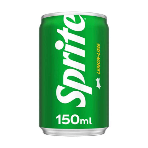 Sprite Lemon-Lime Soft Drink Cans 150ml – Pack of 24