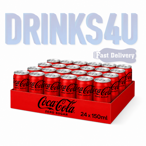 Coca-Cola Zero Sugar Mini Cans 150ml – Pack of 24