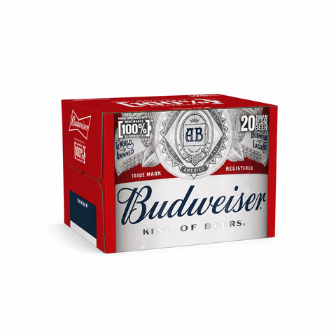 Budweiser Lager Beer Bottles 300ml – Pack of 12