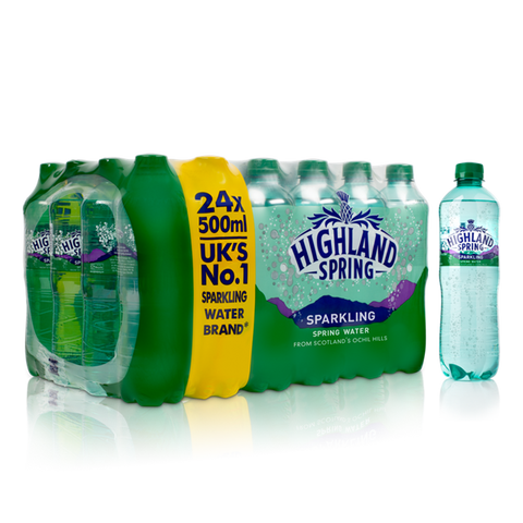 Highland Spring Sparkling Water
500ml (24 Pack)