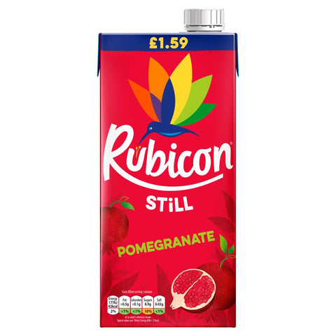 Rubicon Still Pomegranate Juice 1L - Pack of 12