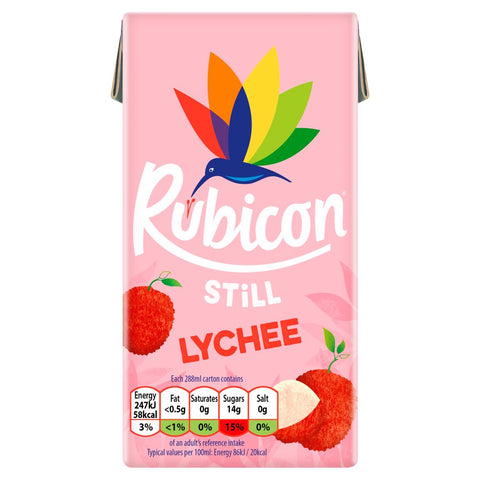 Rubicon Still Lychee Juice 1L - Pack of 12