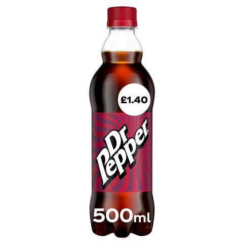 Dr Pepper 500ml - Pack of 12