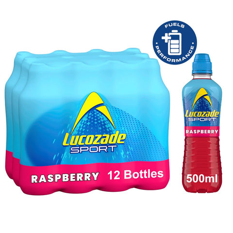 Lucozade Sport Drink Raspberry 500ml x 12
