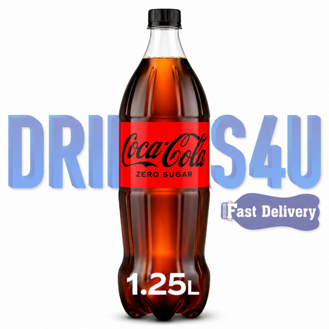 Coca-Cola Zero Sugar 1.25L Bottles (Pack of 12)