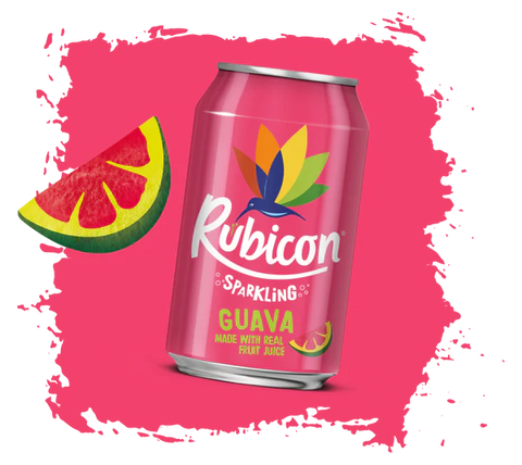 Rubicon Sparkling Guava 330ml - Pack of 24