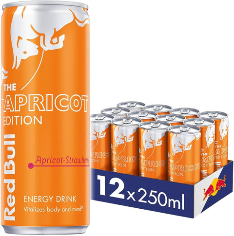 Red Bull Apricot Edition Apricot & Strawberry 250ml - Pack of 12