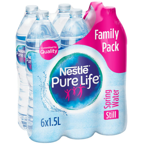 Nestle Pure Life Still Spring Water 1.5L - Pack of 6