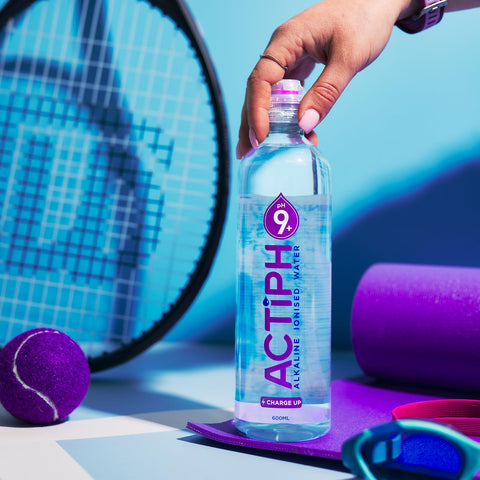 Actiph Alkaline Ionised  PH9+ Sport Cap 600ml - Pack of 12