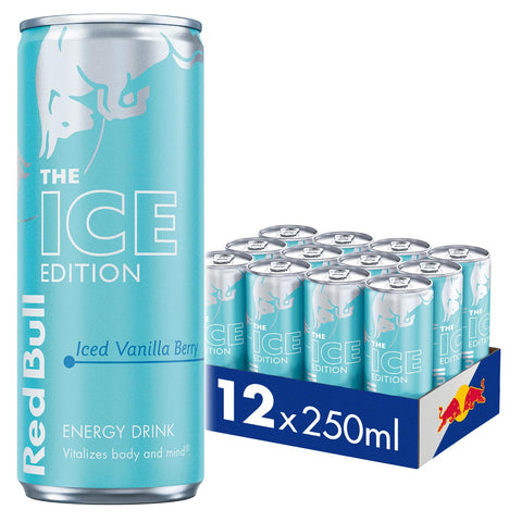 Red Bull Ice Edition Iced Vanilla Berry 250ml - Pack of 12