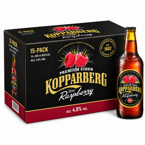 Kopparberg Premium Cider with Raspberry 500ml - Park of  15