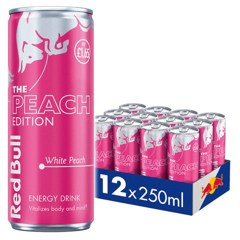 Red Bull Peach Edition 250ml - Pack of 12