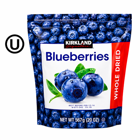 Kirkland Signature Whole Dried Blueberries 567g (20oz)