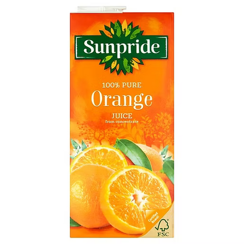 Sunpride Orange Juice 1L - Pack of 12