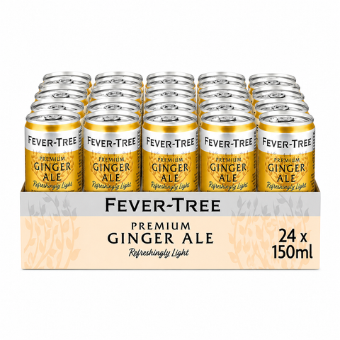Fever-Tree Refreshingly Light Premium Ginger Ale 150ml x 24