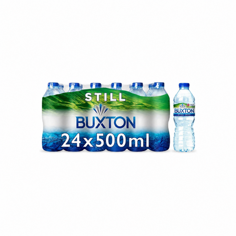 Buxton Still Natural Mineral Water Bottles 500ml x 24