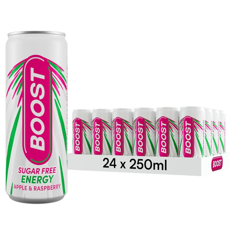 Boost Sugar Free Apple & Raspberry 250ml - Pack of 24