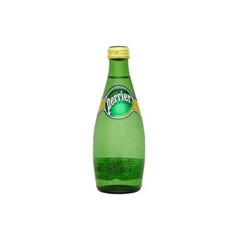 Perrier Sparkling Mineral Water 330ml - Pack of 24 Glass Bottle