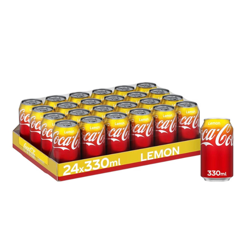 Coke Lemon 330ml - Pack of 24