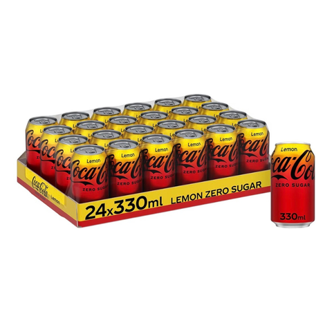 Coke Zero Lemon 330ml - Pack of 24