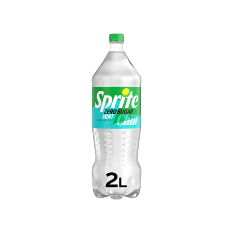 Sprite Zero Sugar Mint Chill 2L Bottles (Pack of 6)