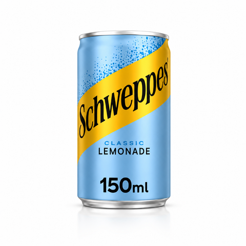 Schweppes Classic Lemonade Cans 150ml – Pack of 24