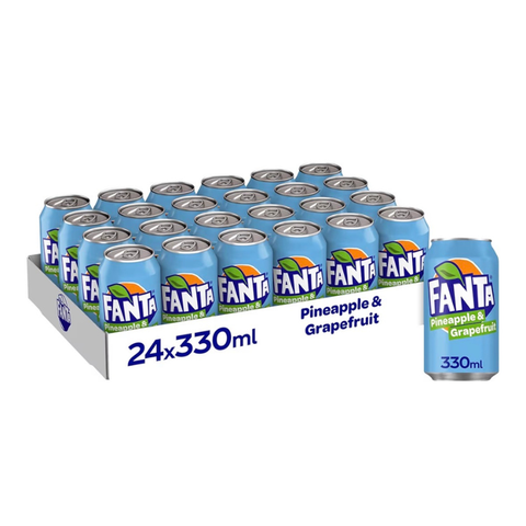 Fanta Pineapple & Grapefruit 330ml - Pack of 24