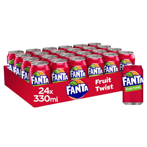Fanta Fruit Twist 330ml - Pack of 24