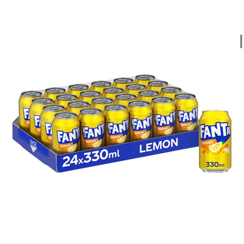 Fanta Lemon 330ml - Pack of 24