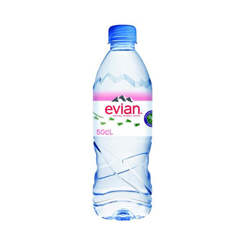 Evian Water 500ml - Pack of 24