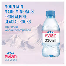 Evian Water 330ml - Pack of 24