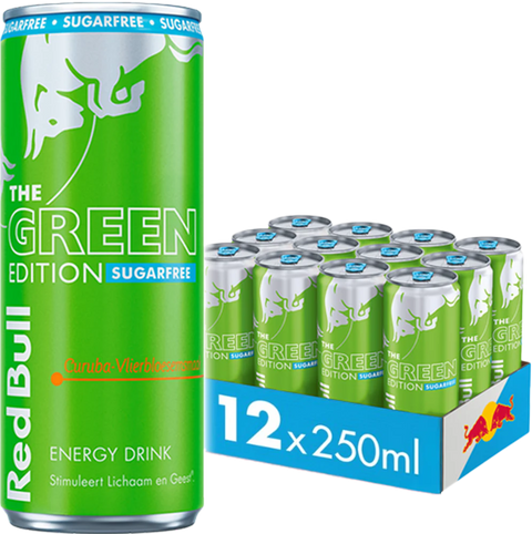 Red Bull Green Edition Curuba & Elderflower 250ml - Pack of 12