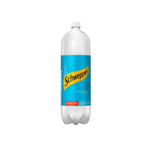 Schweppes Slimline Lemonade 2L - Pack of 6