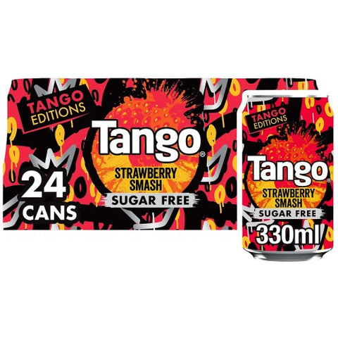 Tango Strawberry Splash, Sugar-Free 330ml - Pack of  24