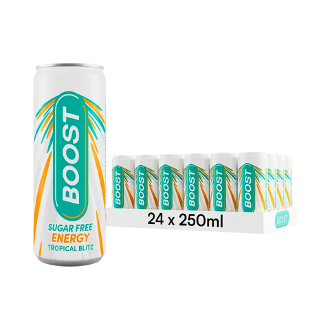 Boost Sugar Free Energy Tropical Blitz 250ml - Pack of 24