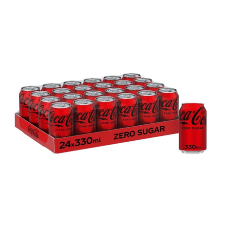 Coke Zero 330ml - Pack of 24