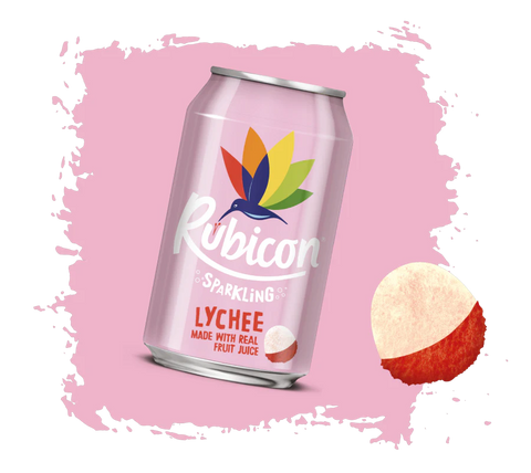 Rubicon Sparkling Lychee 330ml - Pack of 24