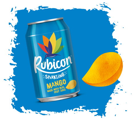 Rubicon Sparkling Mango 330ml - Pack of 24
