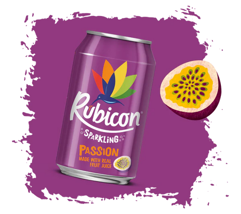 Rubicon Sparkling Passion 330ml - Pack of 24